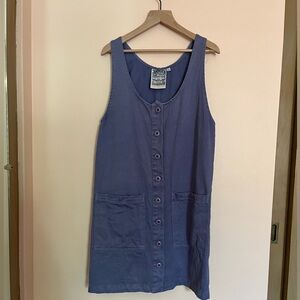 Jungmaven jumper dress hemp cotton lavender violet XS